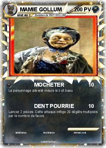 Pokemon MAMIE GOLLUM