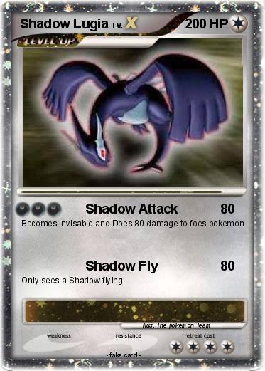 Pokemon Shadow Lugia