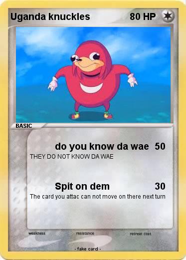 Pokemon Uganda knuckles