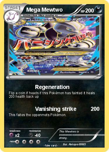 Pokemon Mega Mewtwo