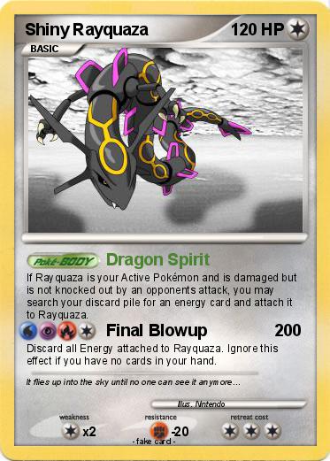 Pokemon Shiny Rayquaza