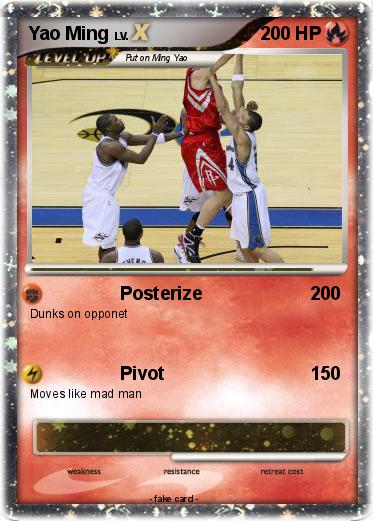 Pokemon Yao Ming
