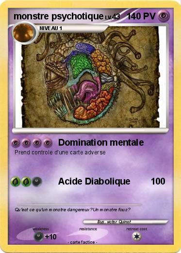 Pokemon monstre psychotique