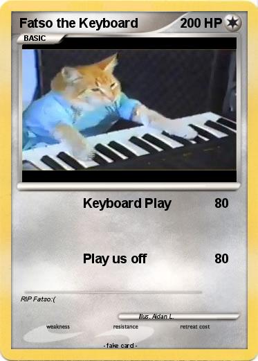Pokemon Fatso the Keyboard
