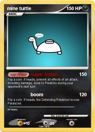 Pokemon mine turtle
