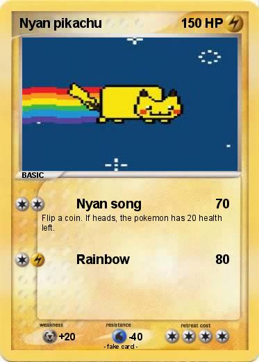 Pokemon Nyan pikachu