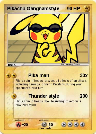 Pokemon Pikachu Gangnamstyle