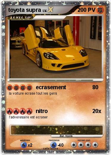 Pokemon toyota supra