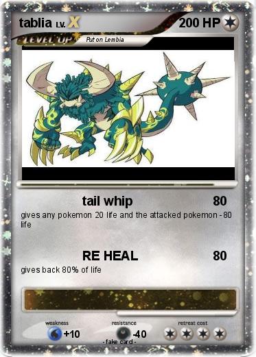 Pokemon tablia