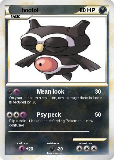 Pokemon hootol