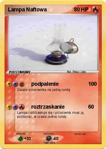Pokemon Lampa Naftowa