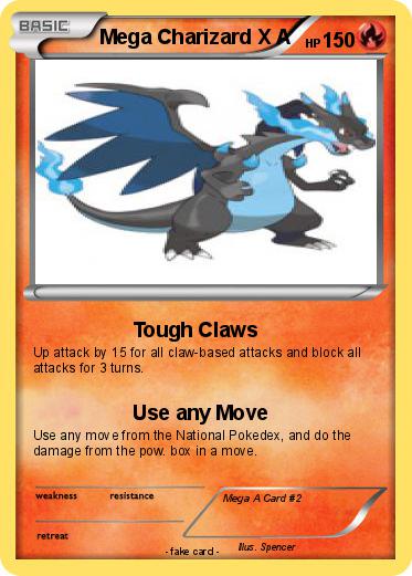 Pokemon Mega Charizard X A