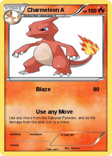 Pokemon Charmeleon A