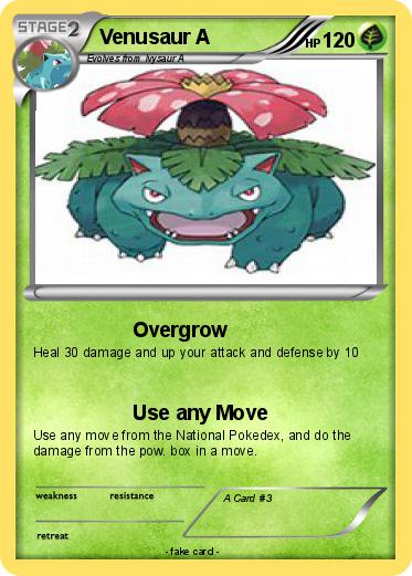 Pokemon Venusaur A
