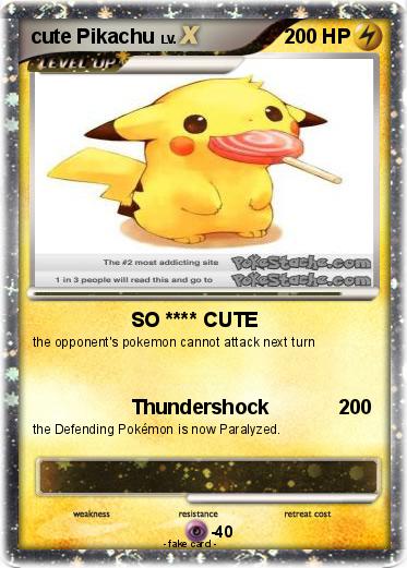 Pokemon cute Pikachu