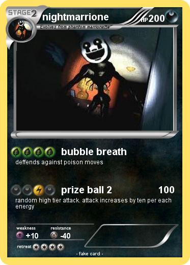 Pokemon nightmarrione