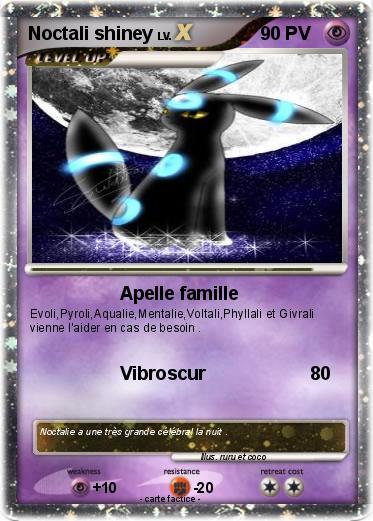 Pokemon Noctali shiney