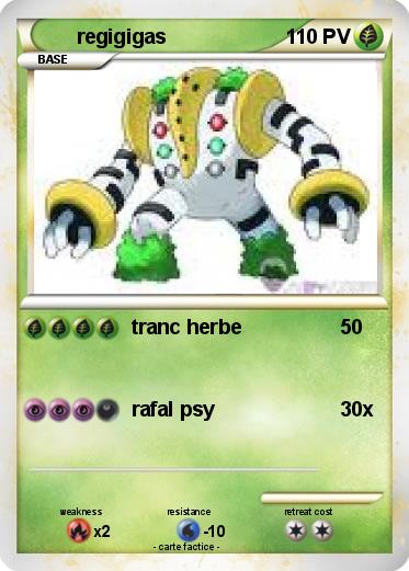 Pokemon regigigas