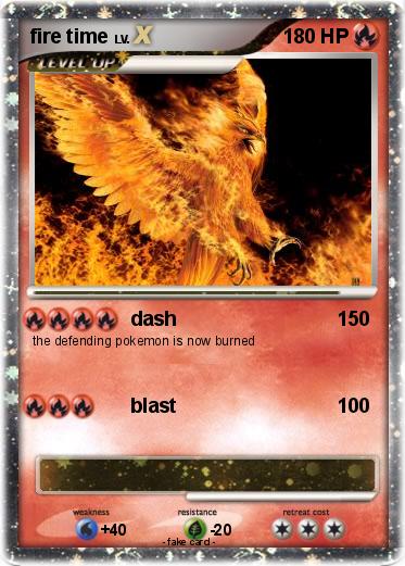 Pokemon fire time