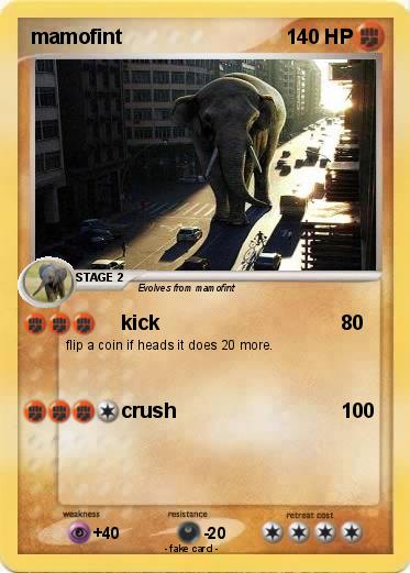 Pokemon mamofint