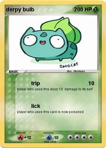 Pokemon derpy bulb