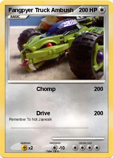 Pokemon Fangpyer Truck Ambush