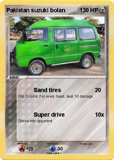 Pokemon Pakistan suzuki bolan