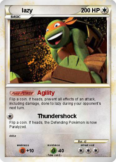 Pokemon lazy