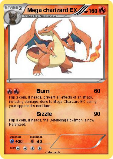Pokemon Mega charizard EX