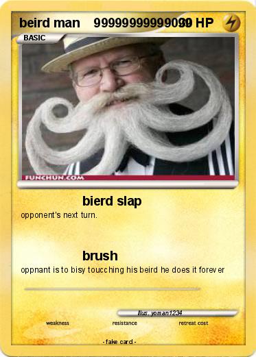 Pokemon beird man    99999999999099