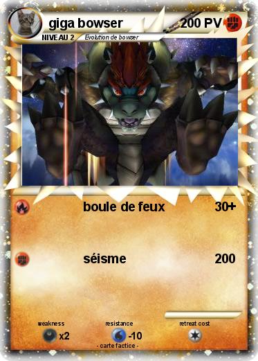 Pokemon giga bowser