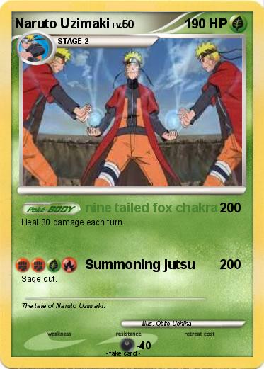 Pokemon Naruto Uzimaki