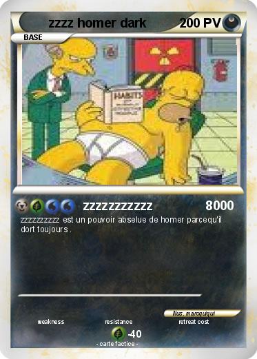 Pokemon zzzz homer dark