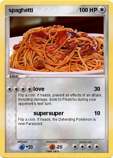 Pokemon spaghetti
