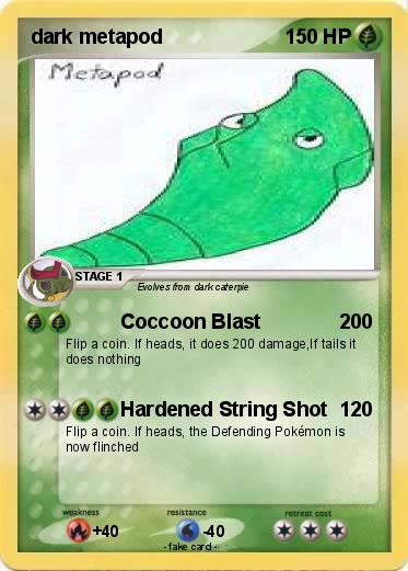 Pokemon dark metapod