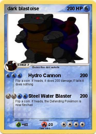 Pokemon dark blastoise