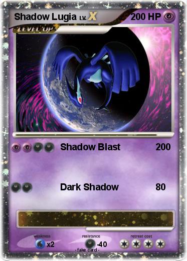Pokemon Shadow Lugia