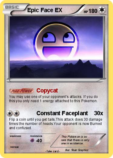 Pokemon Epic Face EX