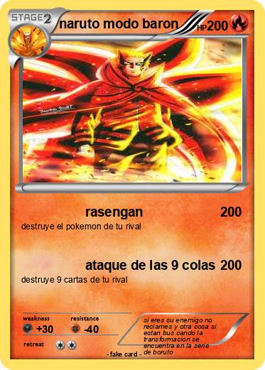 Pokemon naruto modo baron