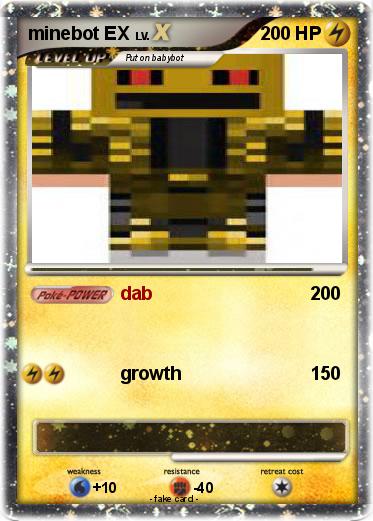 Pokemon minebot EX