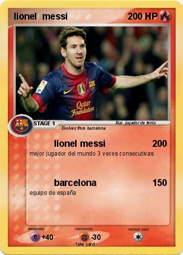 Pokemon lionel  messi