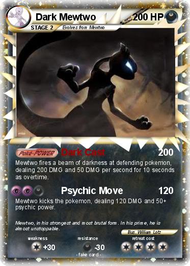 Pokemon Dark Mewtwo