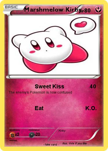 Pokemon Marshmelow Kirby