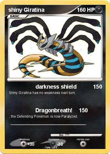 Pokemon shiny Giratina