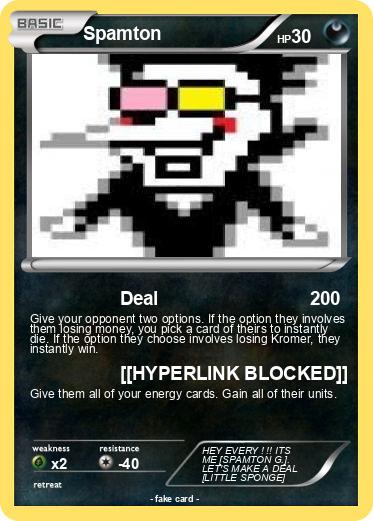 Pokemon Spamton