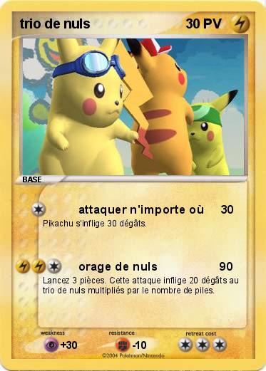 Pokemon trio de nuls