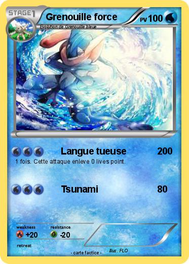 Pokemon Grenouille force