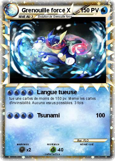 Pokemon Grenouille force X