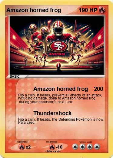 Pokemon Amazon horned frog