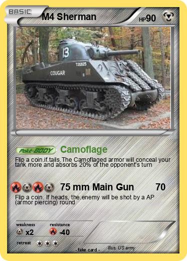 Pokemon M4 Sherman